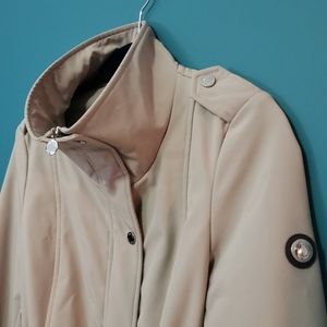 Calvin Klein classic tan trench coat small